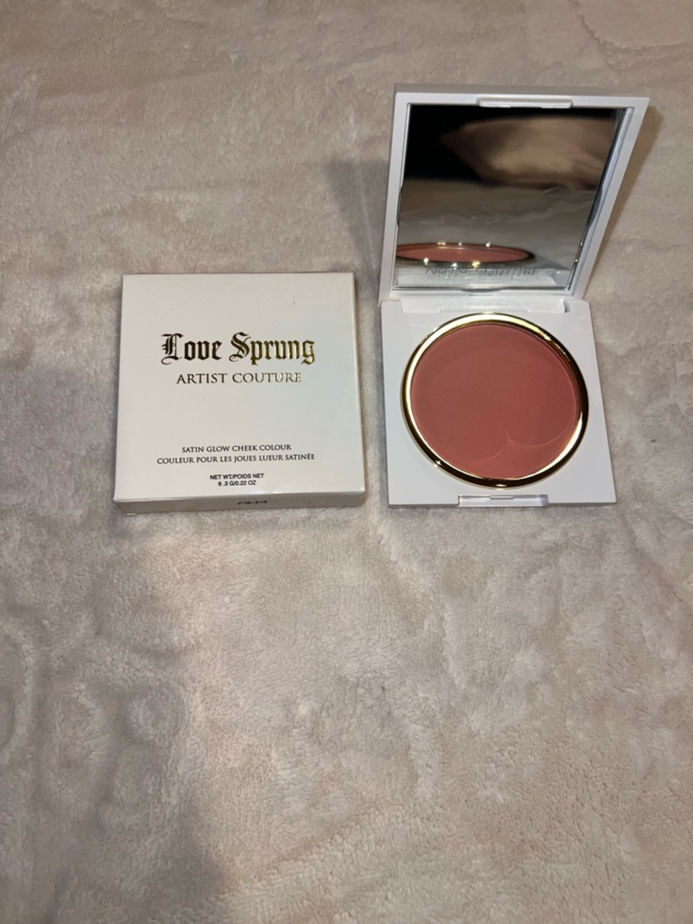 Love Sprung Artist Couture Satin Glow Cheek Colour - Dusty Pink